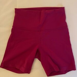 lululemon athletica Women's Magenta Athletic Shorts